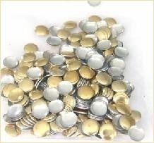 4 nailheads goud 2mm +/- 1000 stuks