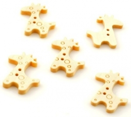 knoopjes giraffe 6 stuks