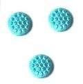 spikey spots sky blue +/- 40 stuks 6mm