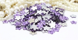 flowers purple 9mm 40 stuks