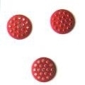 spikey spots rood +/- 40 stuks 6mm