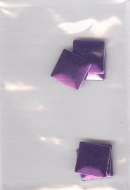 big square purple 1cm - 20 stuks