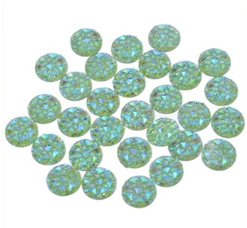 diamond peridot 10 stuks (10mm)