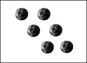2mm glitteries zwart +/- 800 stuks