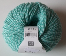 Rico, Baby Classic DK, kleurnummer 026 (Turquoise twist)