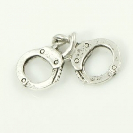 090534 Handboeien 30mm Antiek Zilver