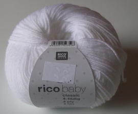 Rico, Baby Classic DK, kleurnummer 001 (wit)