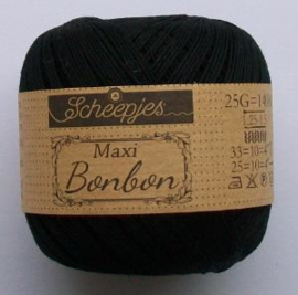 Maxi Bonbon, kleurnr. 110 (zwart) 25 gram