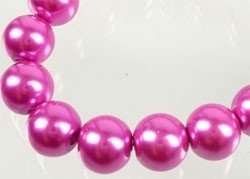 110326 Glas parels 14mm (Roze)