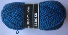 Bergen kleurnummer 081 blauw/zwart gemeleerd
