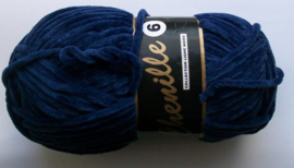 Chenille6, kleurnr 890 (blauw), 100 gram