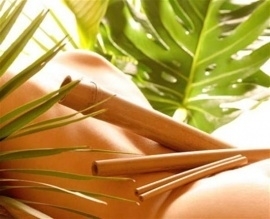 Bamboe massage stokken + reflexology stok (SET)