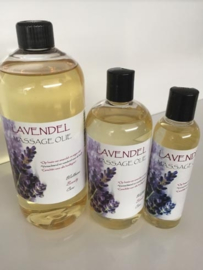 1 ltr. Lavendel massage olie + pomp