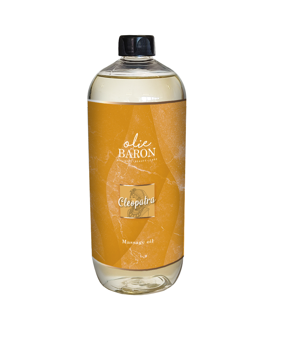 1 ltr. Cleopatra Massage Olie + Pomp