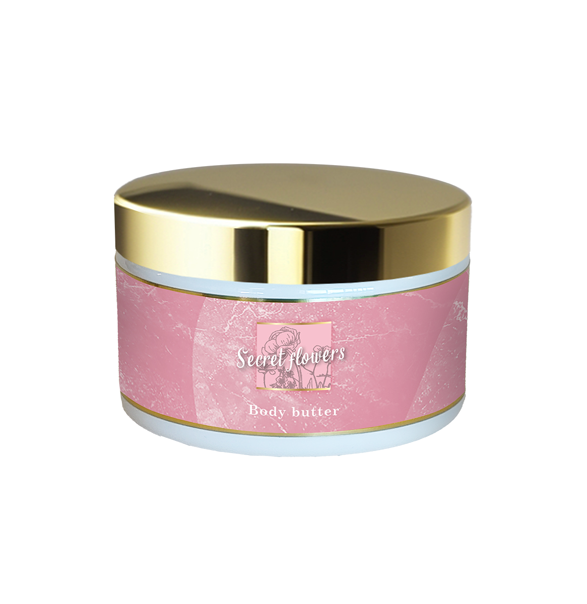 250 gram - Body butter - Secret flowers