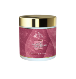 1 KG - Dode zee scrub zout - WHITE LOTUS/CHERRY BLOSSOM