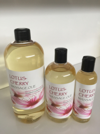 200 ml Lotus cherry massageolie