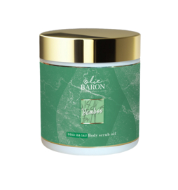 1 Kg BAMBOE - Grof dode zee scrub/bad zout