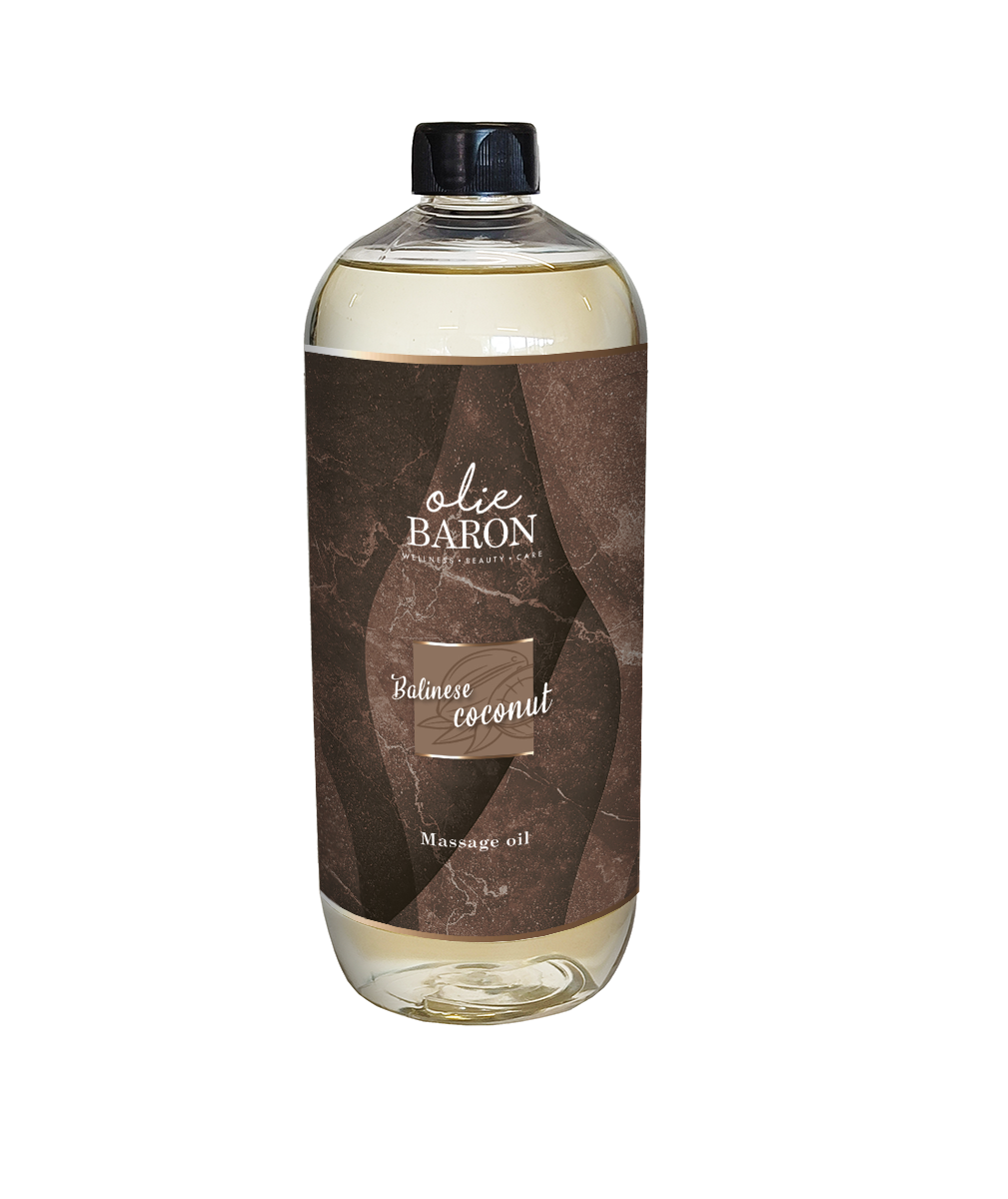 1 ltr. Balinese kokos massage olie + pomp