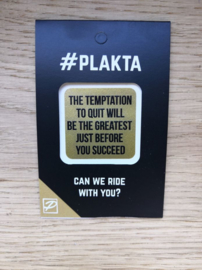 A011 | The temptation to...