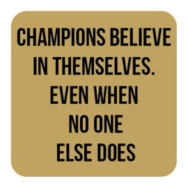 M040 | Champions believe in themselves