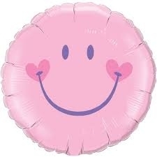smiley folie ballon girl