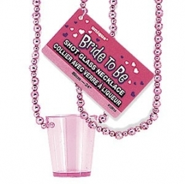 shot glas necklace voor de bride to be vrijgezellenfeest