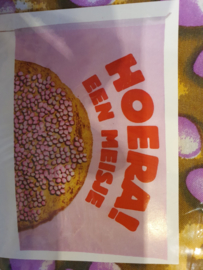 Vlag beschuit met muisjes