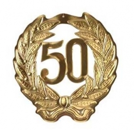 hulde schild goud 50