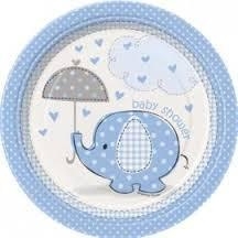 bordjes baby shower bleu