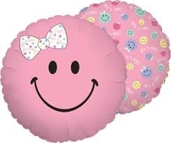 mini smiley ballon op stokje
