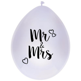 Mr & Mrs  ballonnen