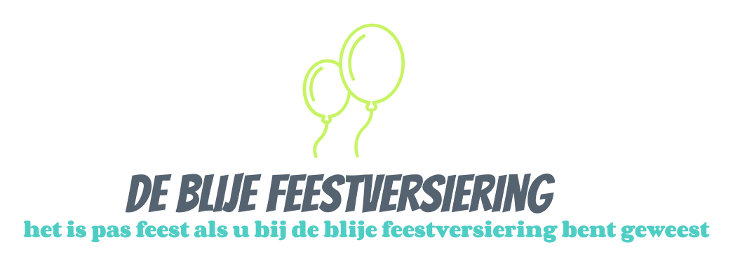 de blije feestversiering