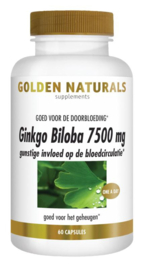 Ginkgo biloba 7500 mg 60 Capsules