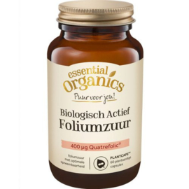 Biologisch actief foliumzuur 60 plantaardige capsules