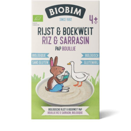 Baby rijst & boekweit 4 maanden bio 200 Gram