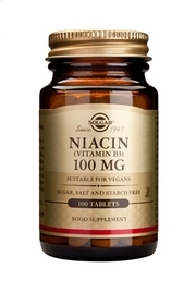 Niacin  100 mg, 100 tabl