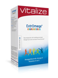 ExtraOmega Kindervisolie 60 kauwcapsules