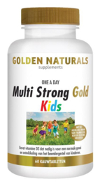 Multi strong gold kids 60 Kauwtabletten