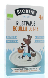 Baby rijstpapje 4 maanden bio 200 Gram