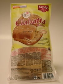 Schar ciabatta rustica 200 gr