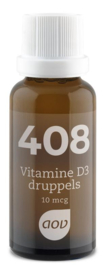 408 Vitamine D3 druppels (10 mcg) 25ml