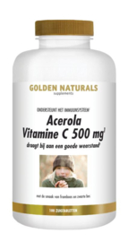Acerola vitamine C 500 mg 100 Zuigtabletten