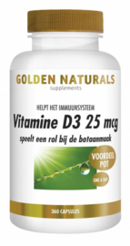 Vitamine D3 25 mcg 360 Softgels