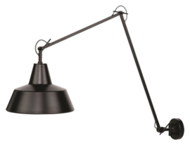 Wandlamp Chicago zwart