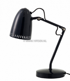 Dynamo bureaulamp zwart