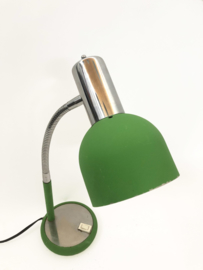 Bureaulamp groen/chroom