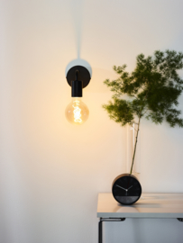 Wandlamp boog zwart