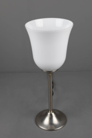 Bedlamp omhoog + tulpglas