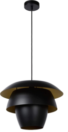 Hanglamp Pineapple zwart-goud